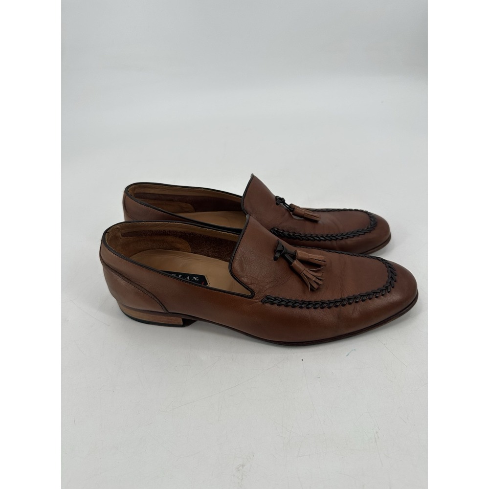 Mezlan Plinio Tassel Loafers Tan Size 10 M Made In Spain - Picture 7 of 10